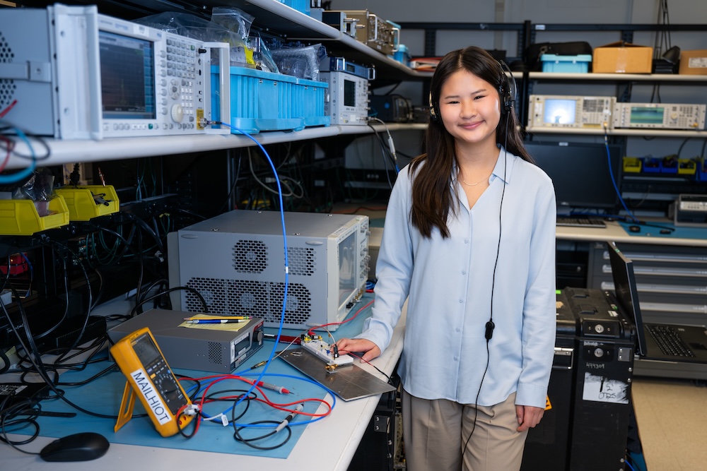 Anna Wang worked with the Advanced Concepts and Technologies Group in radio frequency and electrical engineering.